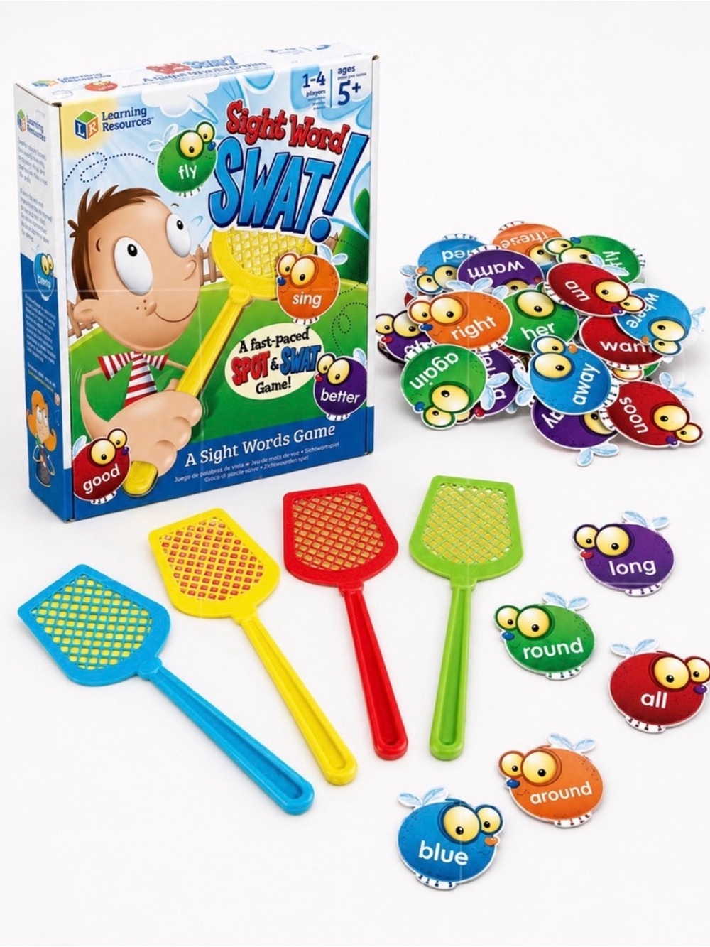 LIKE NEW! Learning Resources Sight Word Swat! Educational Reading Game